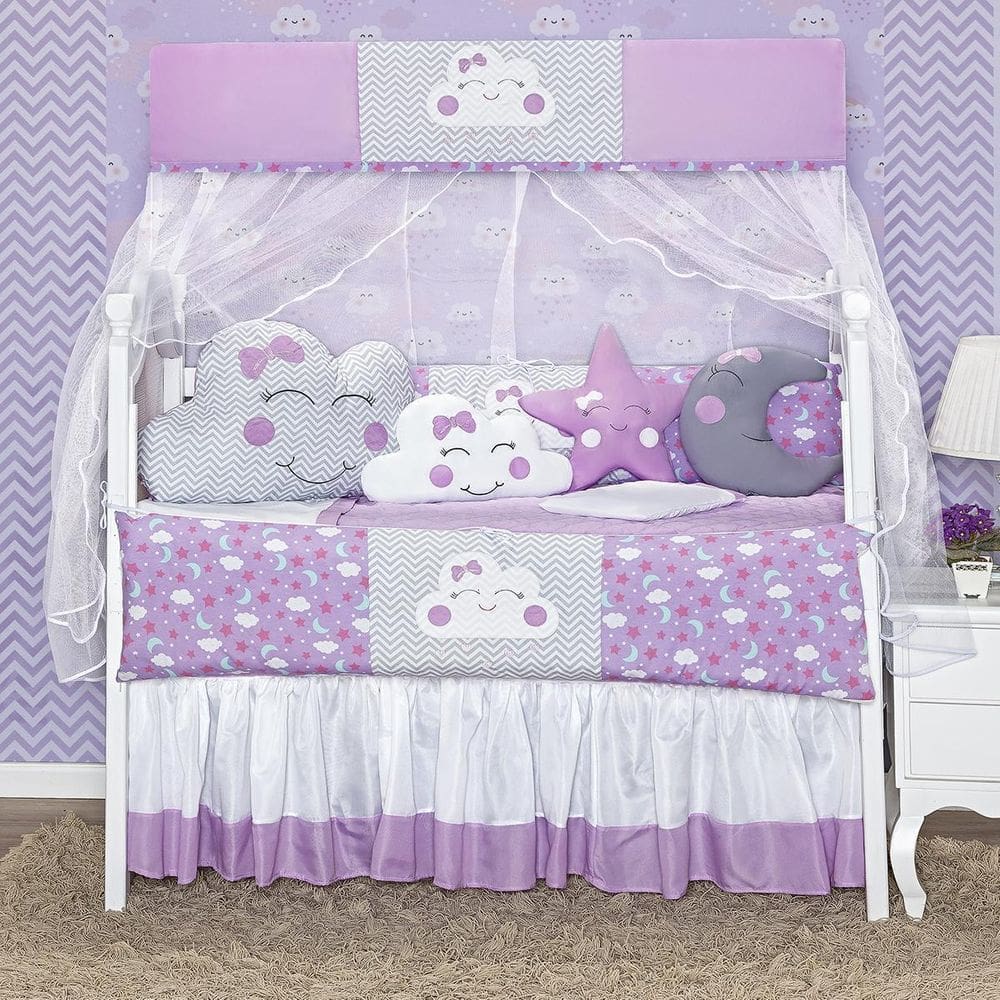 Kit Jogo De Berço Baby Exclusivo Kit Americano Para Bebe