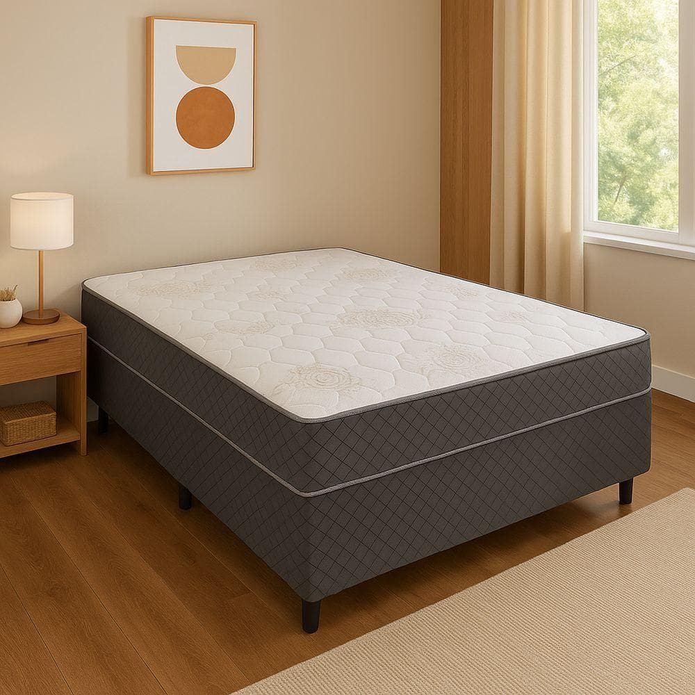 Cama Conjugada Casal Molas Ensacadas 138x188x50cm