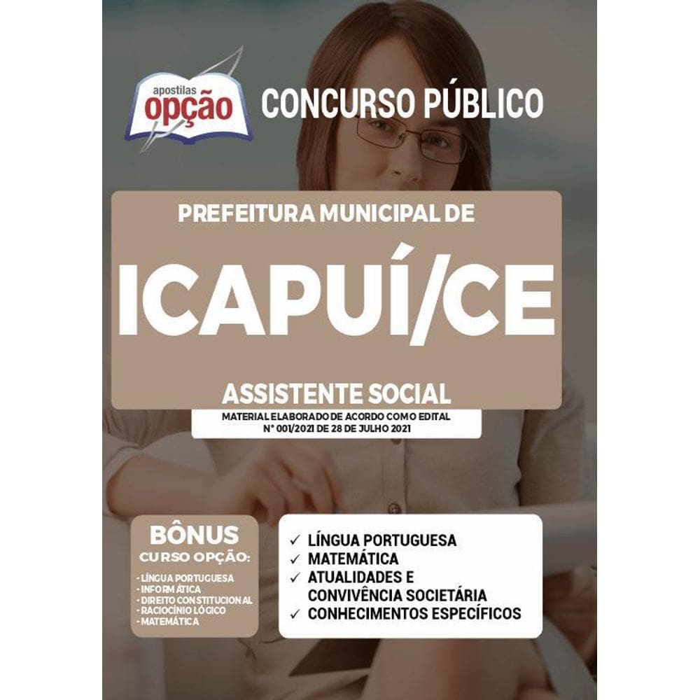 Apostila Concurso Icapuí Ce - Assistente Social