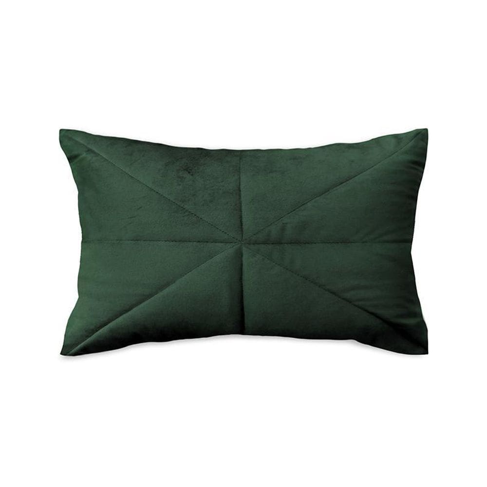 Capa De Almofada Vivain Rineira Veludo Verde