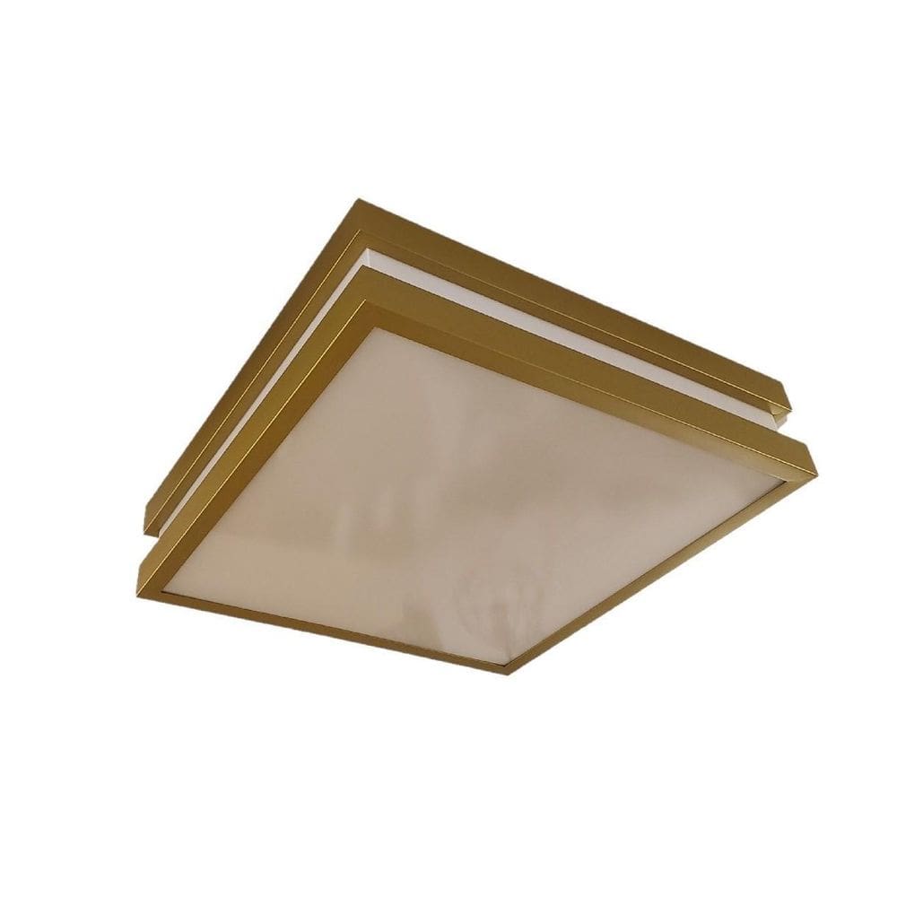 Plafon Moderno Modular 50Cm Dourado