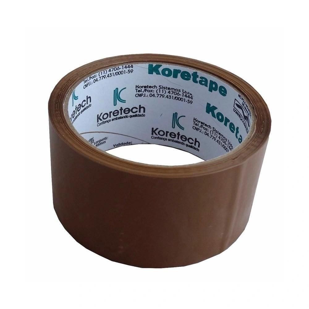 Fita Empacotadora Marrom 45Mm X 40M Koretech