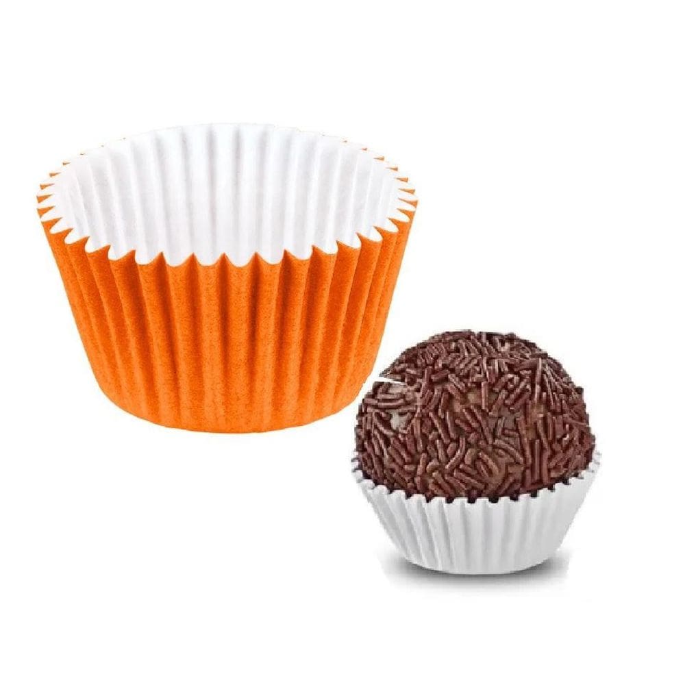 Forminha Forma Papel Docinhos N5 Laranja C/10000 10Pct