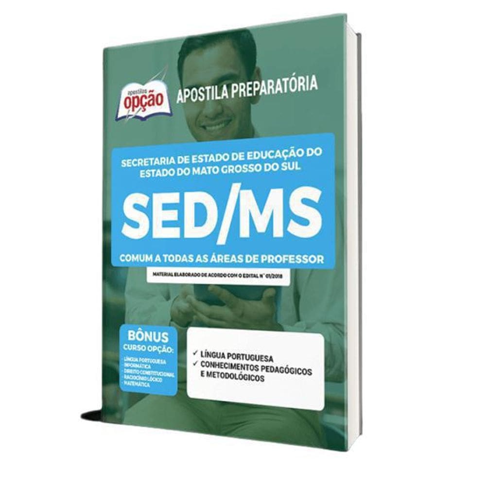 Apostila Concurso Sed Ms - Comum As Áreas De Professor