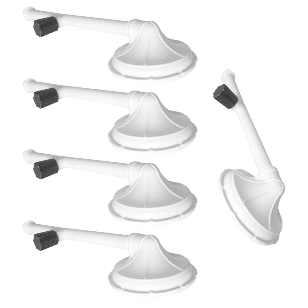 Kit Com 5 Chuveiro Ducha Plástico 4 C Registro Branco Akato