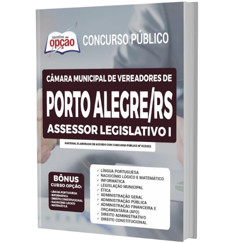 Apostila Câmara Porto Alegre Rs - Assessor Legislativo 1
