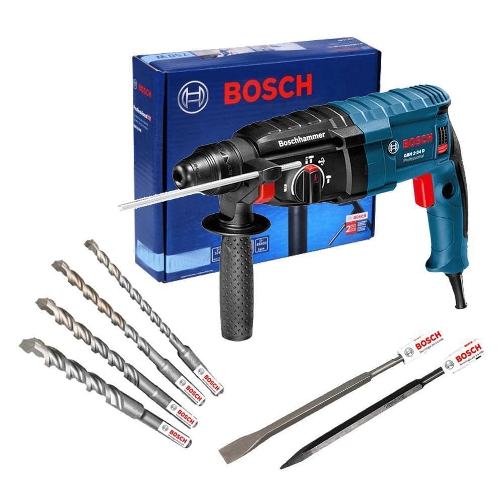 Martelete Perf. Romp Bosch 820W Gbh2-24 S/Malet + Acess 220V