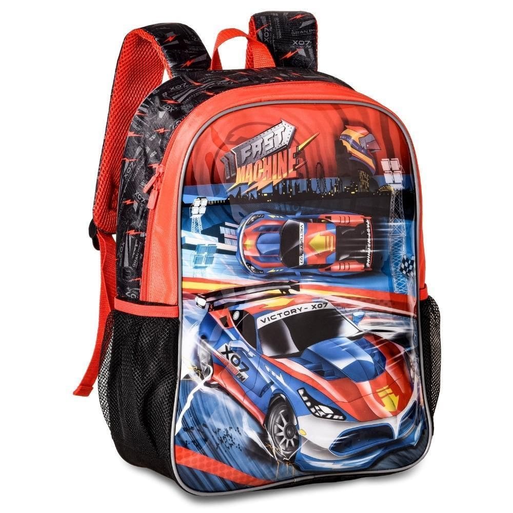 Mochila De Costas Carros Fast Machine Clio Fm3467J