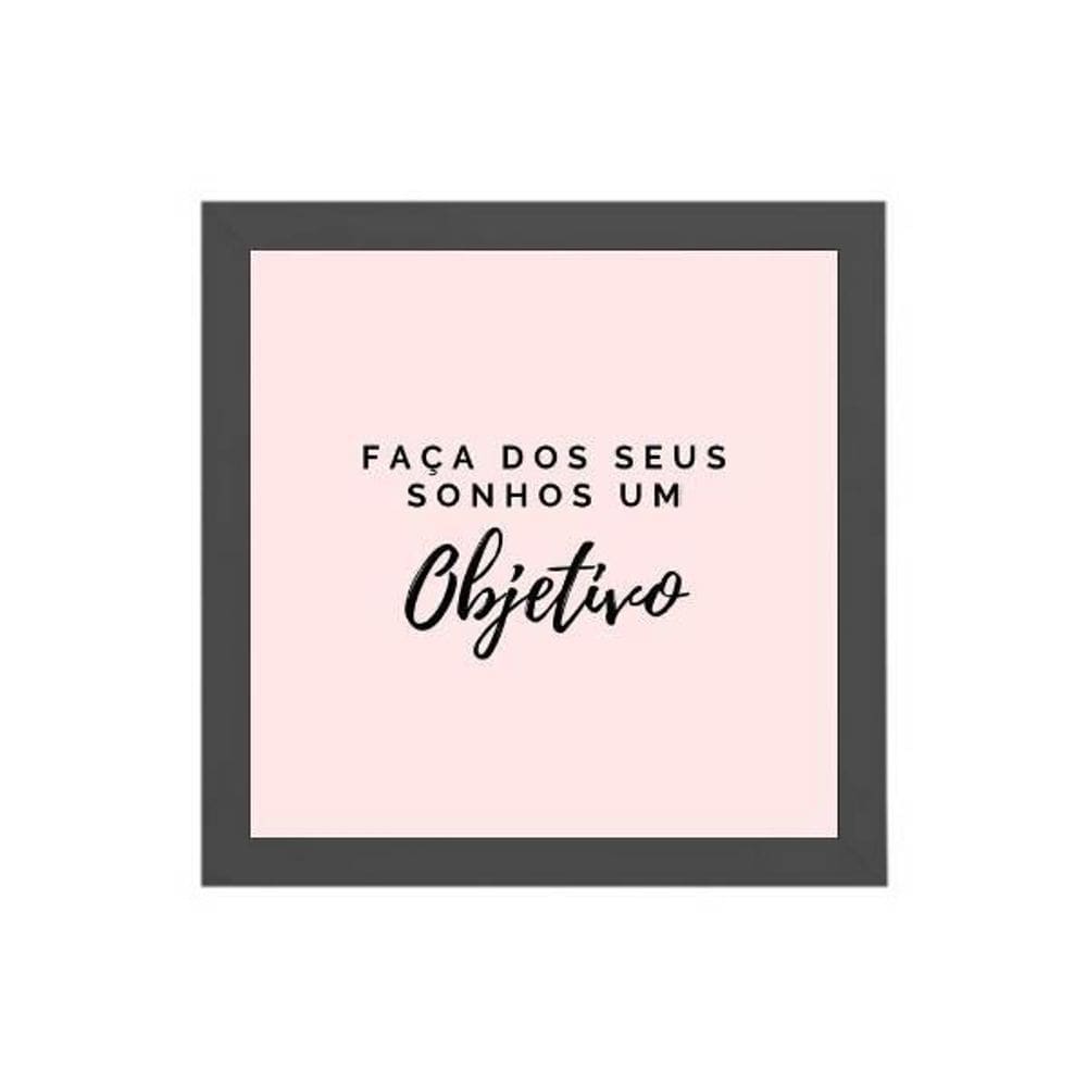 Quadro Faça Dos Seus Sonhos Um Objetivo 20X20Cm