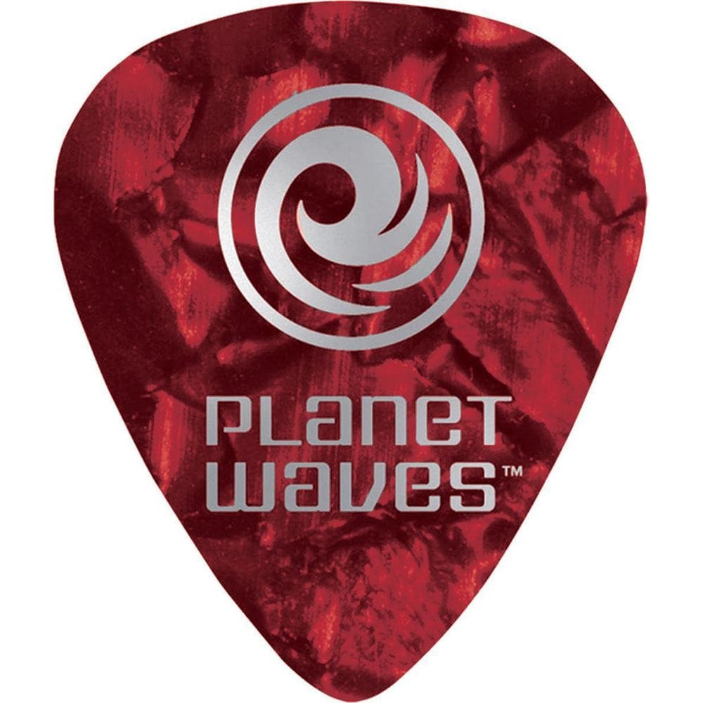 Palheta Para Guitarra De Celuloide 1Crp2-10 - Vermelho Pér