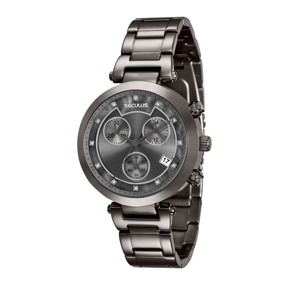 Relógio Masculino Casio Aço Cinza 4.0 cnt Cinza