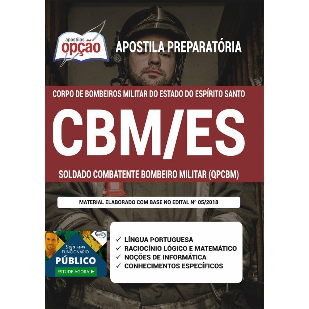 Apostila Cbm Es Qpcbm - Soldado Combatente Bombeiro Militar