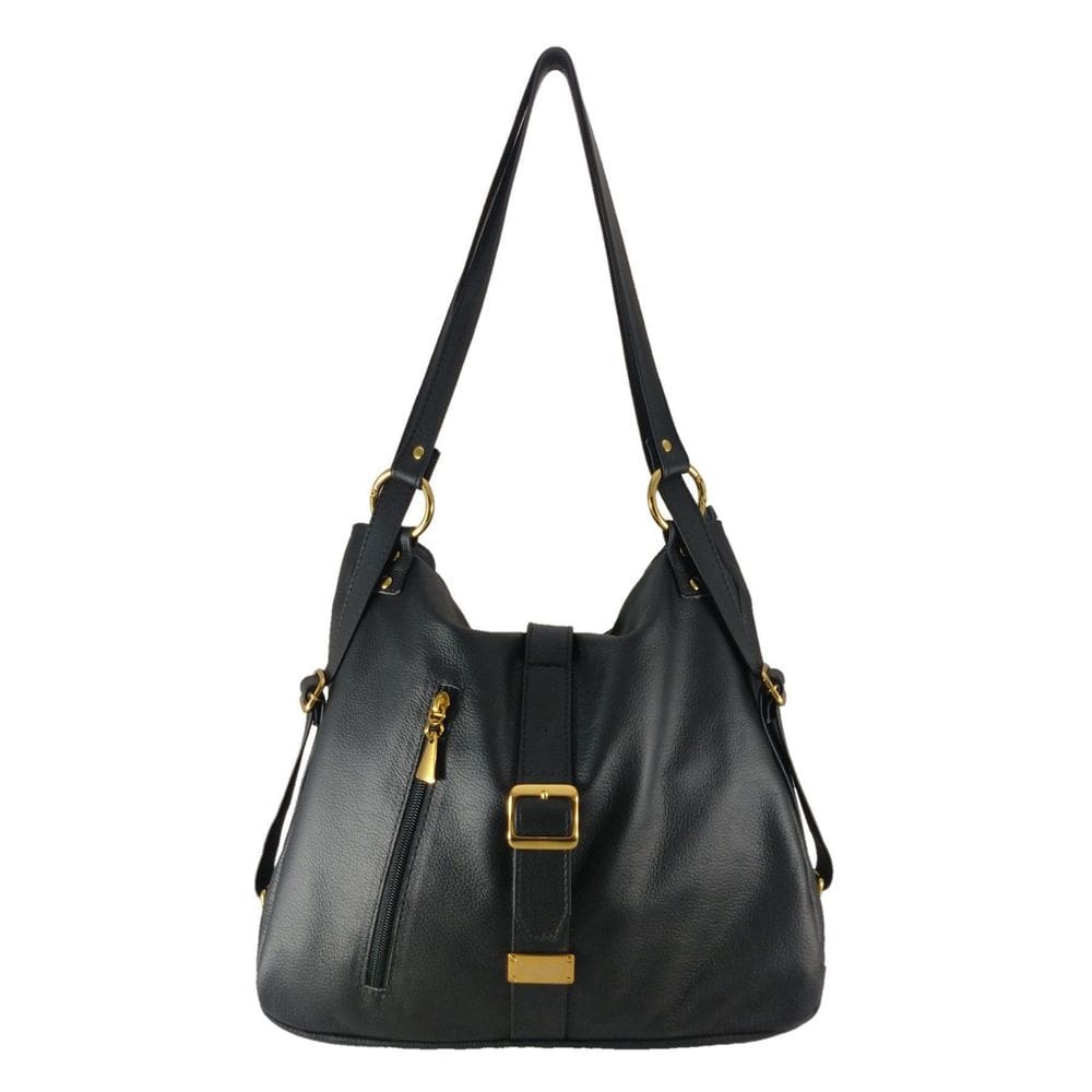 Mochila Bolsa Topgrife Couro Preto