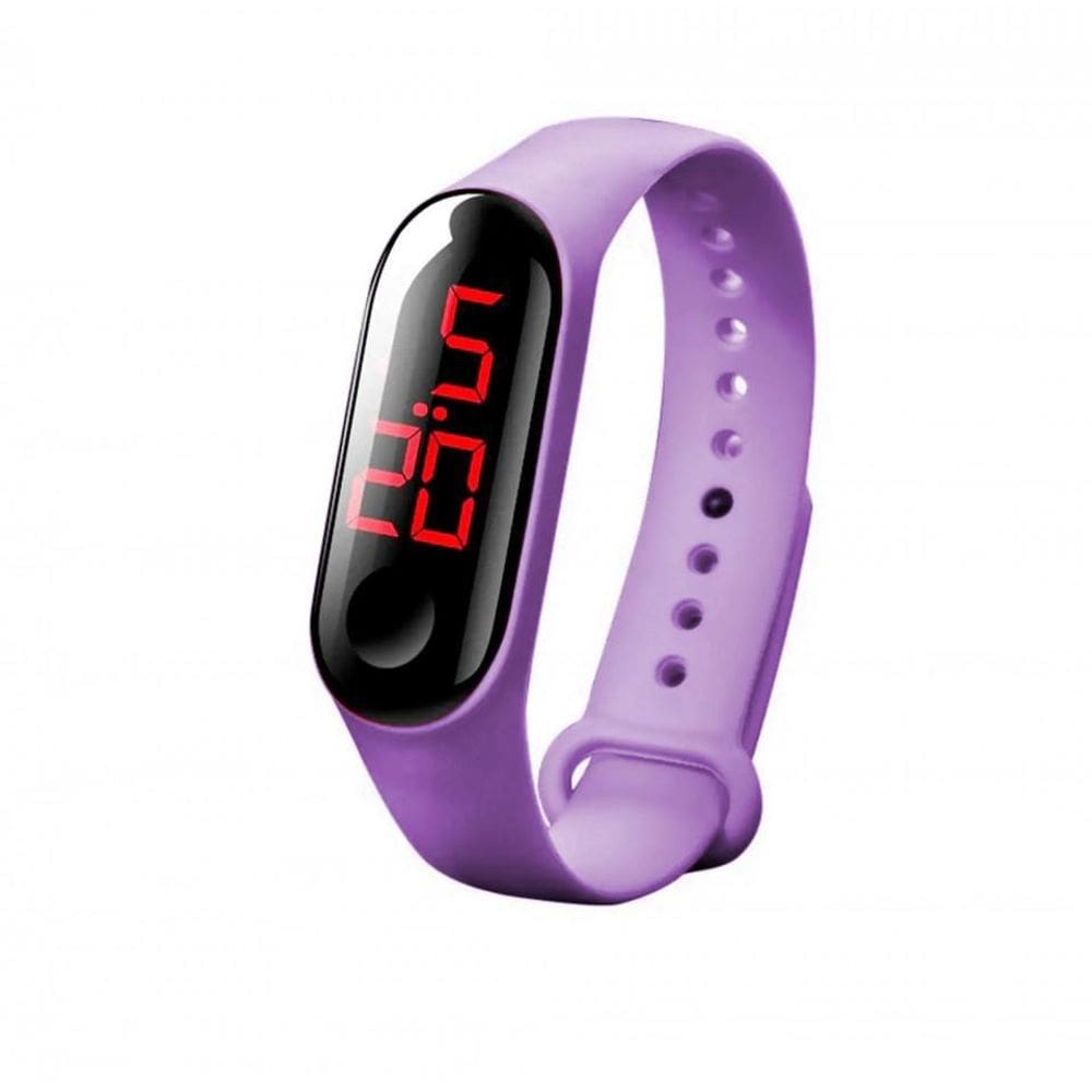 Relógio Digital Led Adulto Infantil Prova D`Água