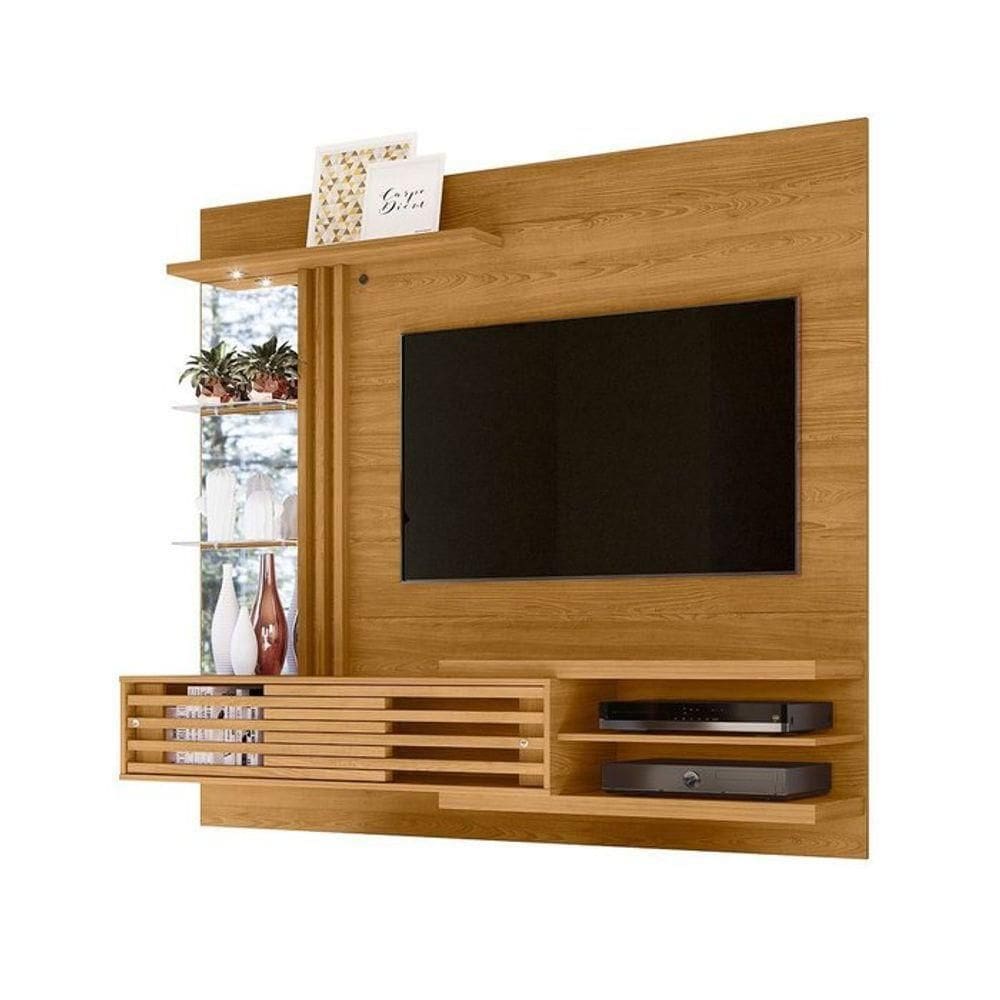 Painel Bancada Suspensa Frizz Supreme Para Até 55 Polegadas Com Led - Madetec Cumaru
