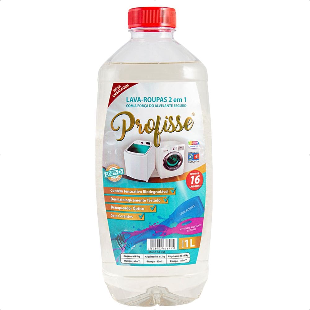 Profisse Lava-Roupas 2 em 1 - 1 Litro