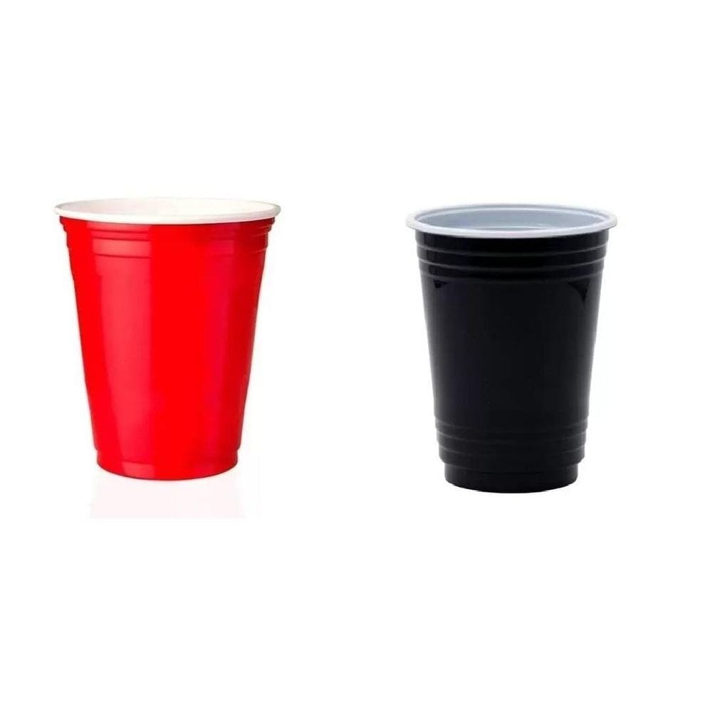 Copo Halloween Americano 400Ml Red Cup Vermelho/Preto-75Un