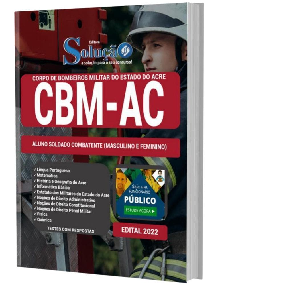 Apostila Concurso Cbm Ac - Aluno Soldado Combatente