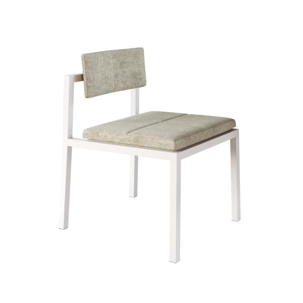 Cadeira Noah Encosto Anatômico Pés Brancos. Lautrec Off White Lautrec Off White