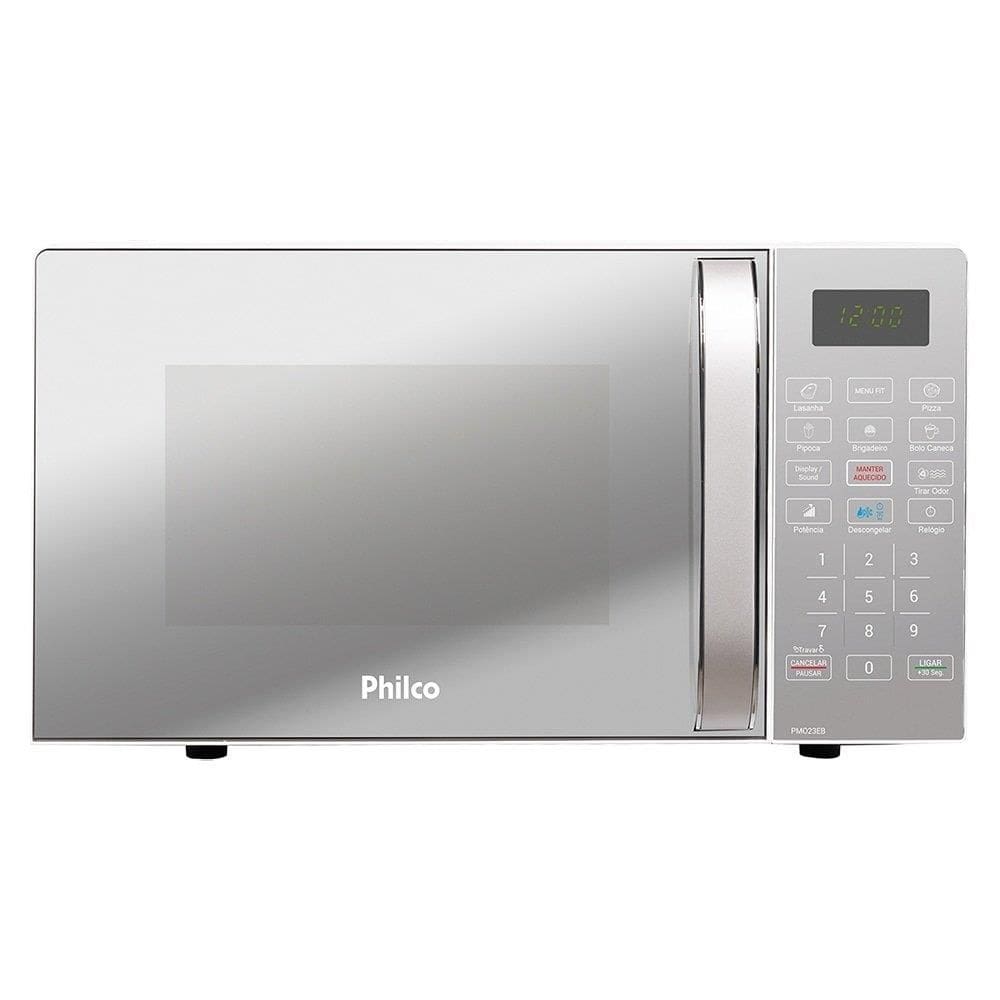 Micro-Ondas Philco 20 Litros PMO23E | 1100W, Espelhado