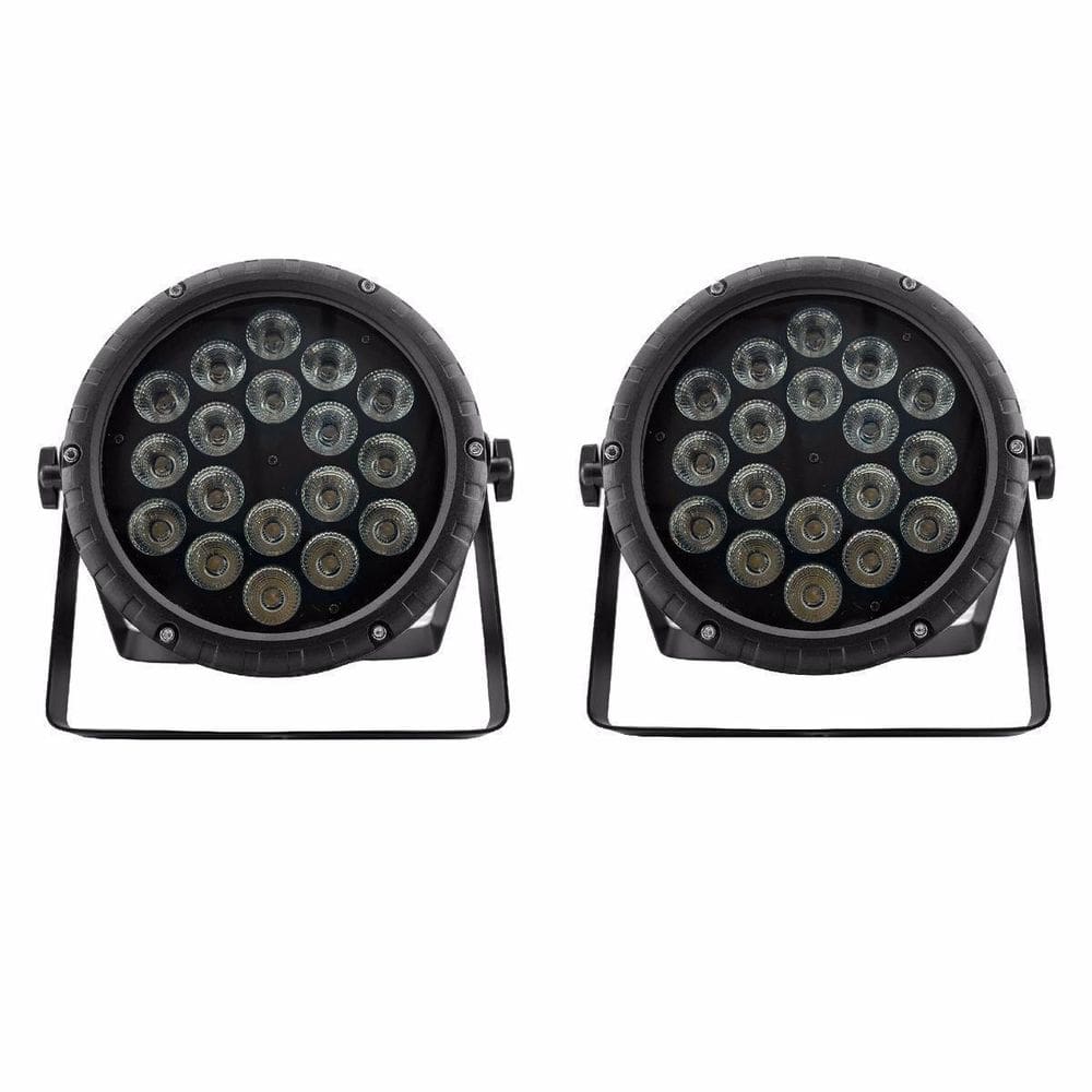 Kit 2 Par Led Outdoor Slim Sog 18X18W Rgbwa+Uv - Fy1876