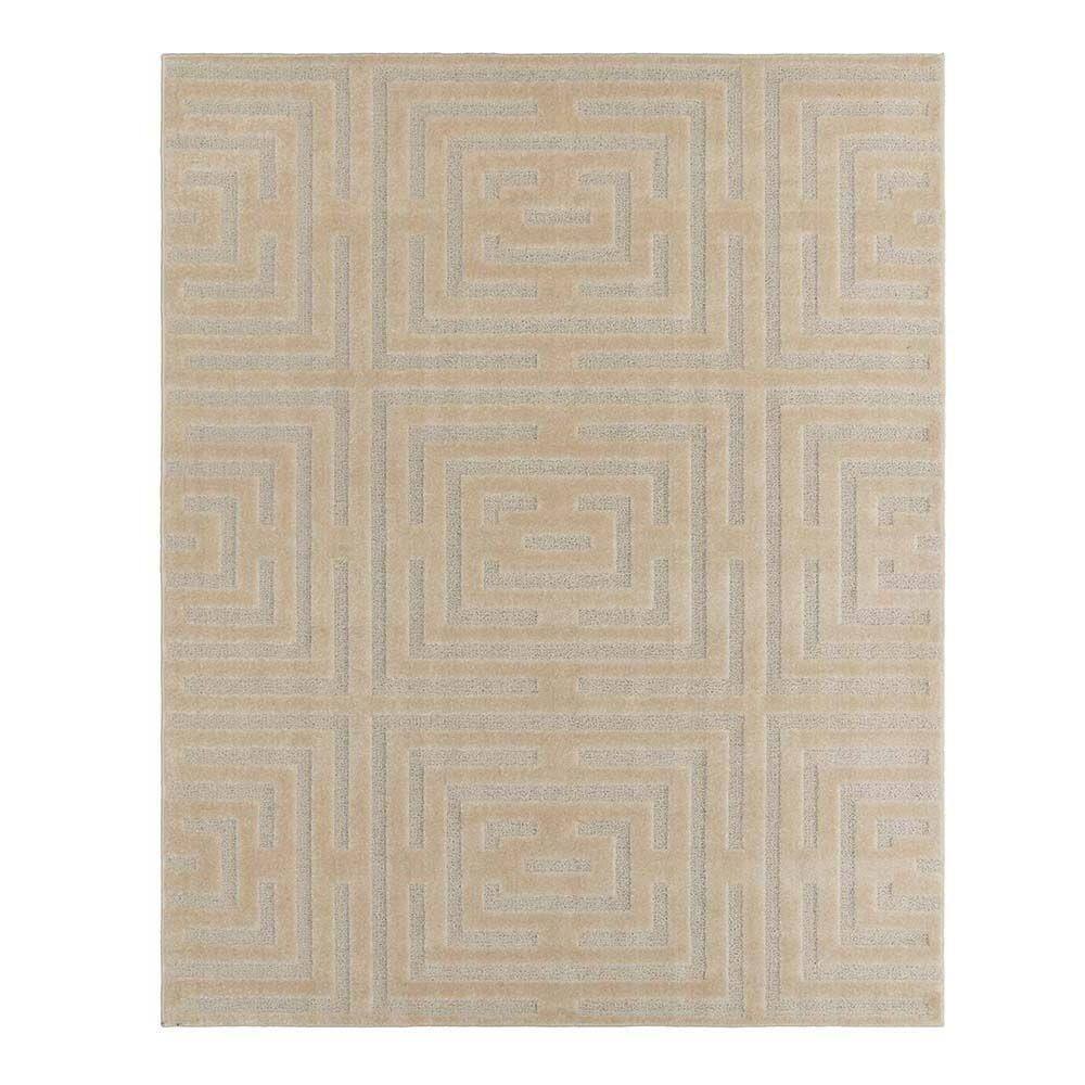 Tapete Para Sala Realce Eden 60 Areia 2,50x3,00m