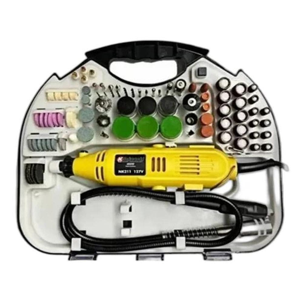 Kit Mini Retifica / Micro Retífica 163 Acessórios 125W Siga