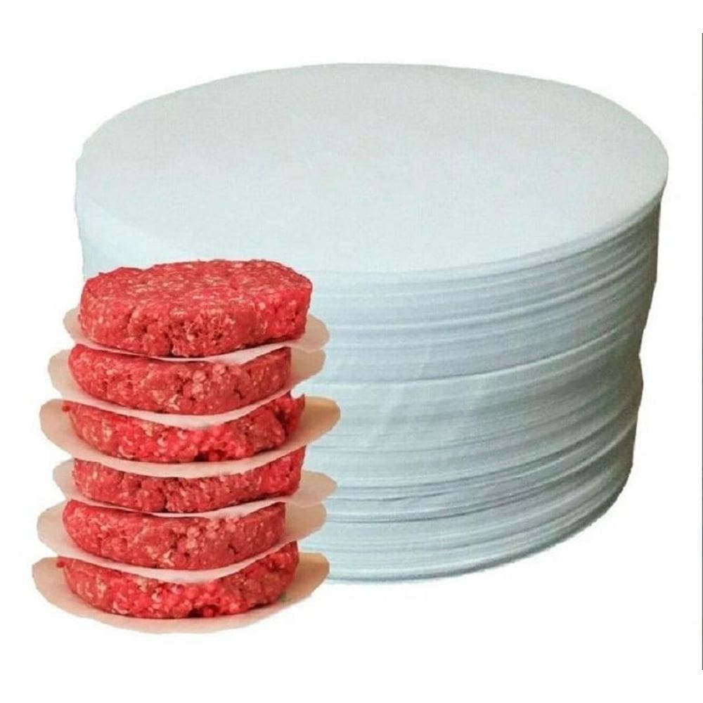 Papel Redondo Separador De Hambúrguer 11,2 Cm Com 1 Kg