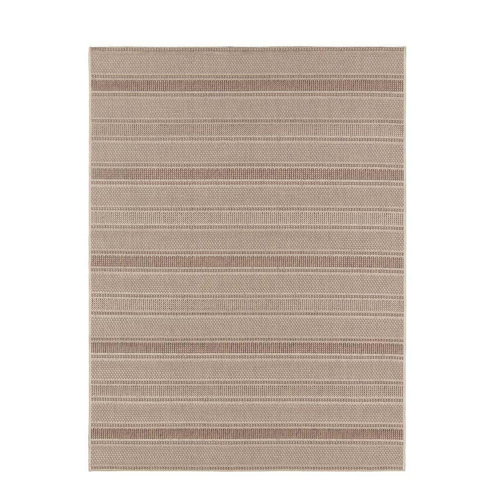 Tapete Sisal Eco-nature Riscas 87 Bege-marrom 1,50x2,00m