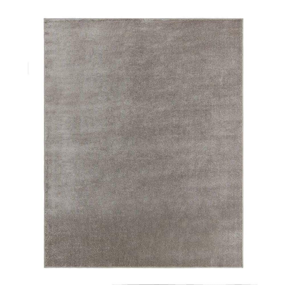 Tapete Para Sala Realce Liso 51 Cinza 2,00x3,00m