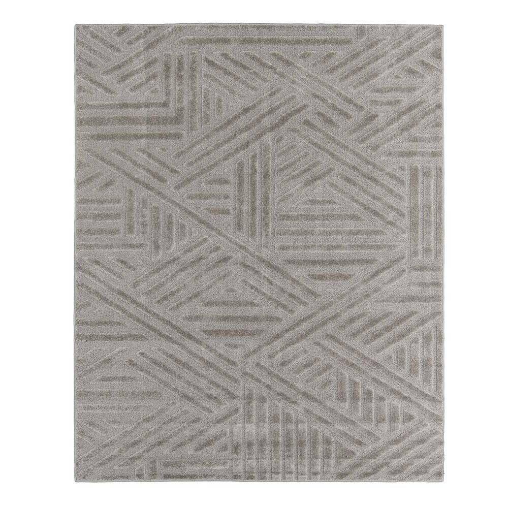 Tapete Para Sala Realce Trama 51 Cinza 1,50x2,00m