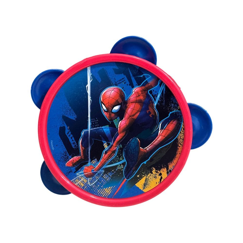 Pandeirinho Brinquedo Infantil Musical Homem Aranha 13cm