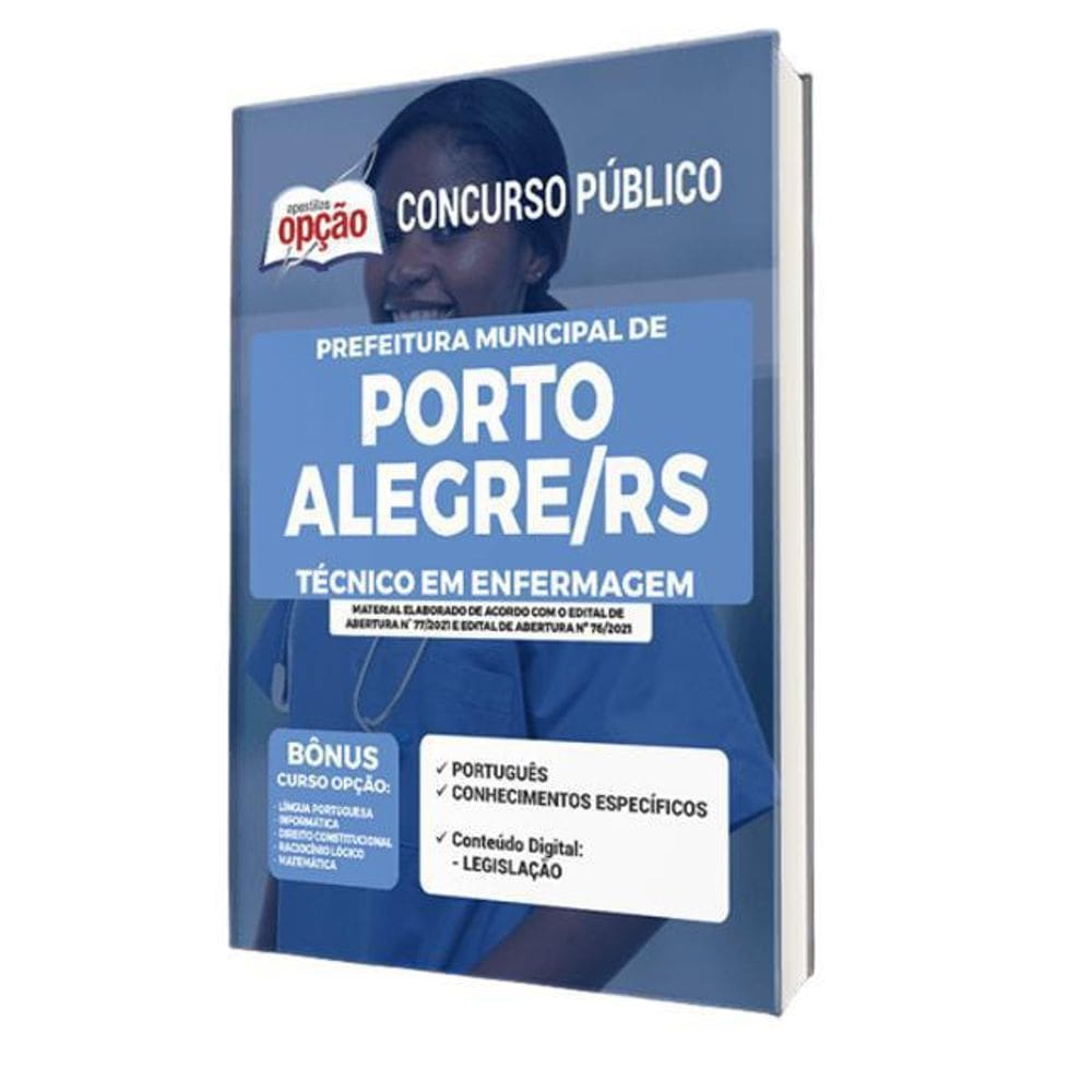 Apostila Prefeitura Porto Alegre Rs - Técnico Em Enfermagem