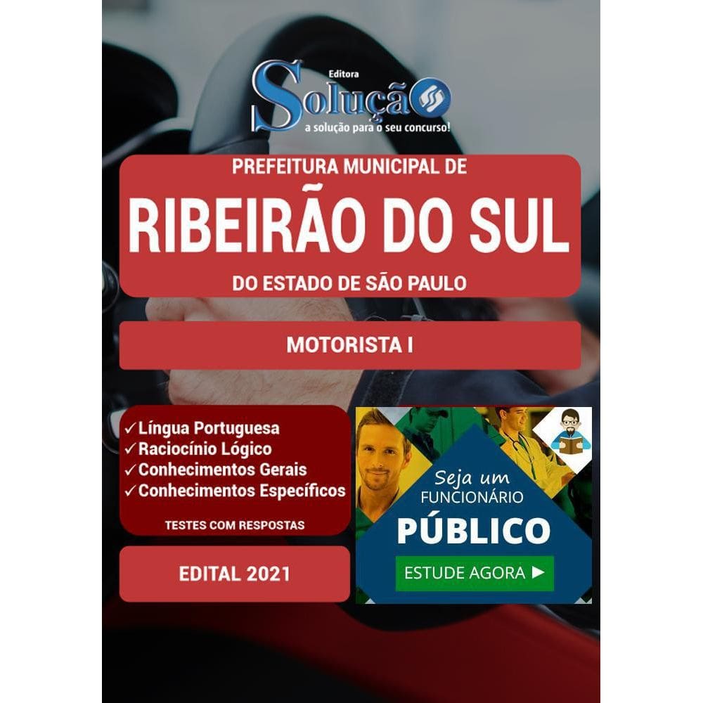 Apostila Prefeitura Ribeirão Do Sul Sp - Motorista 1