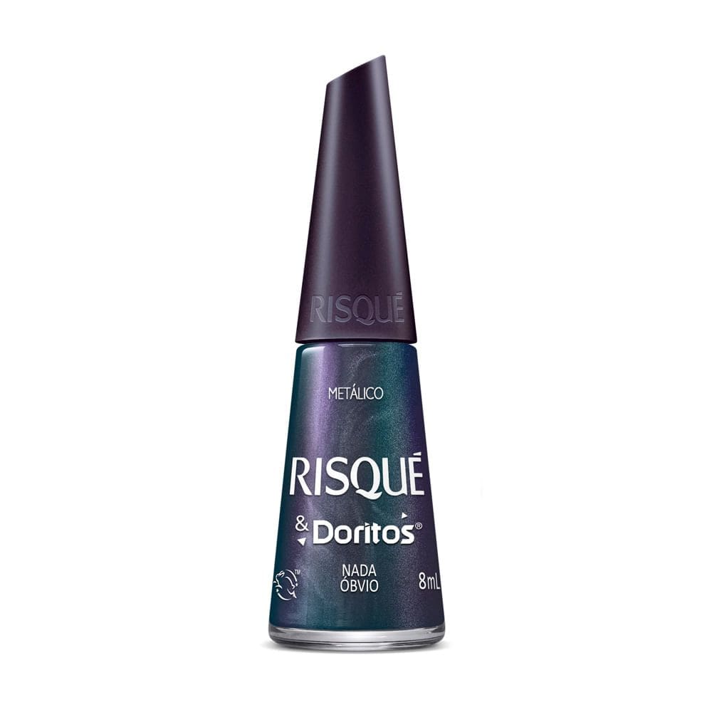 Esmalte Risqué Doritos Cor Nada Obvio Metálico 8ml