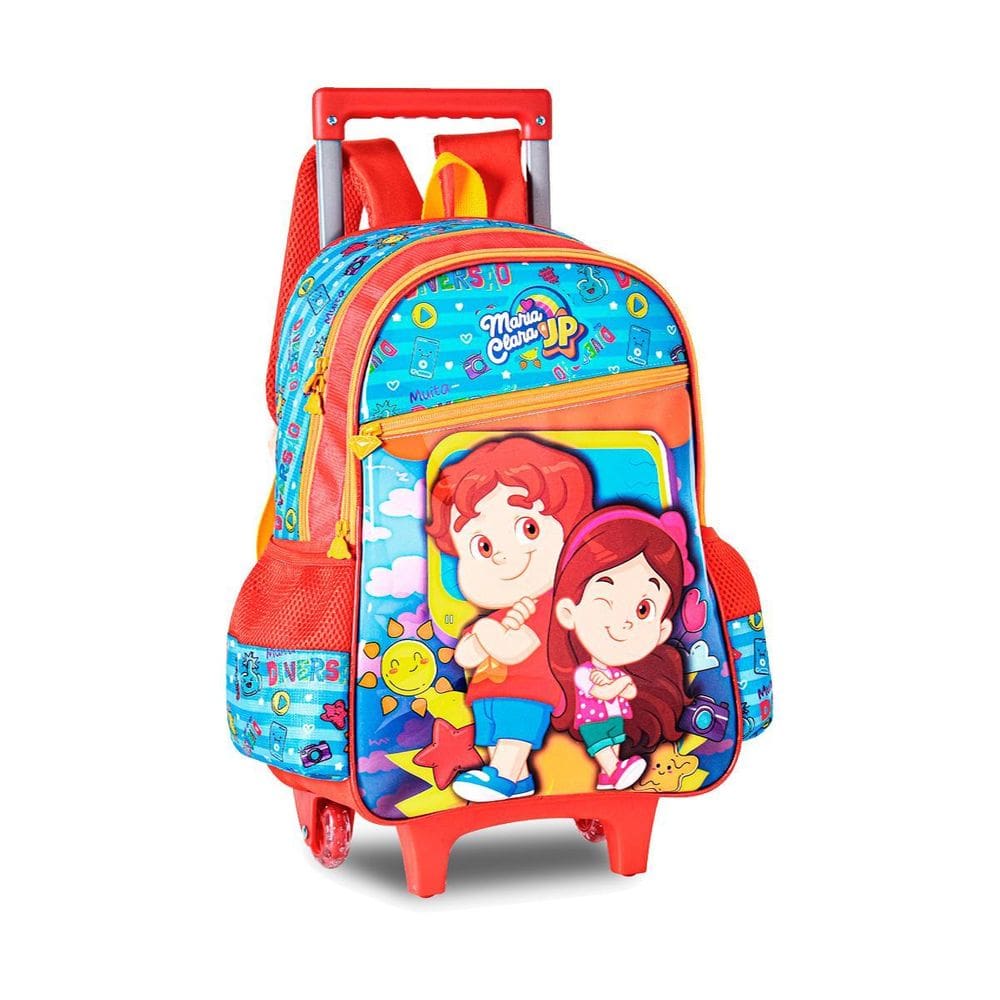 Super Mochila De Rodinhas Escolar Maria Clara E Jp Infantil