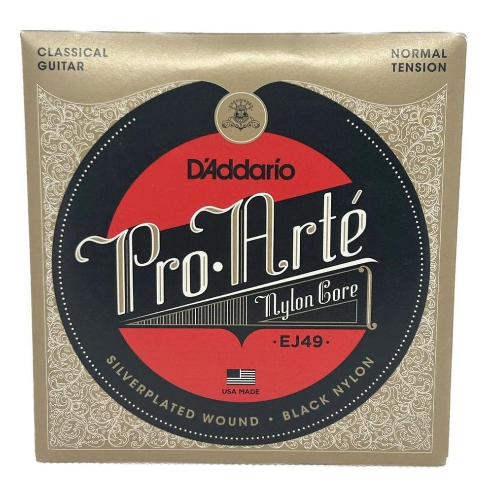 Cordas Em Nylon Preto Violão Daddario Ej49 Pro Arté Premium