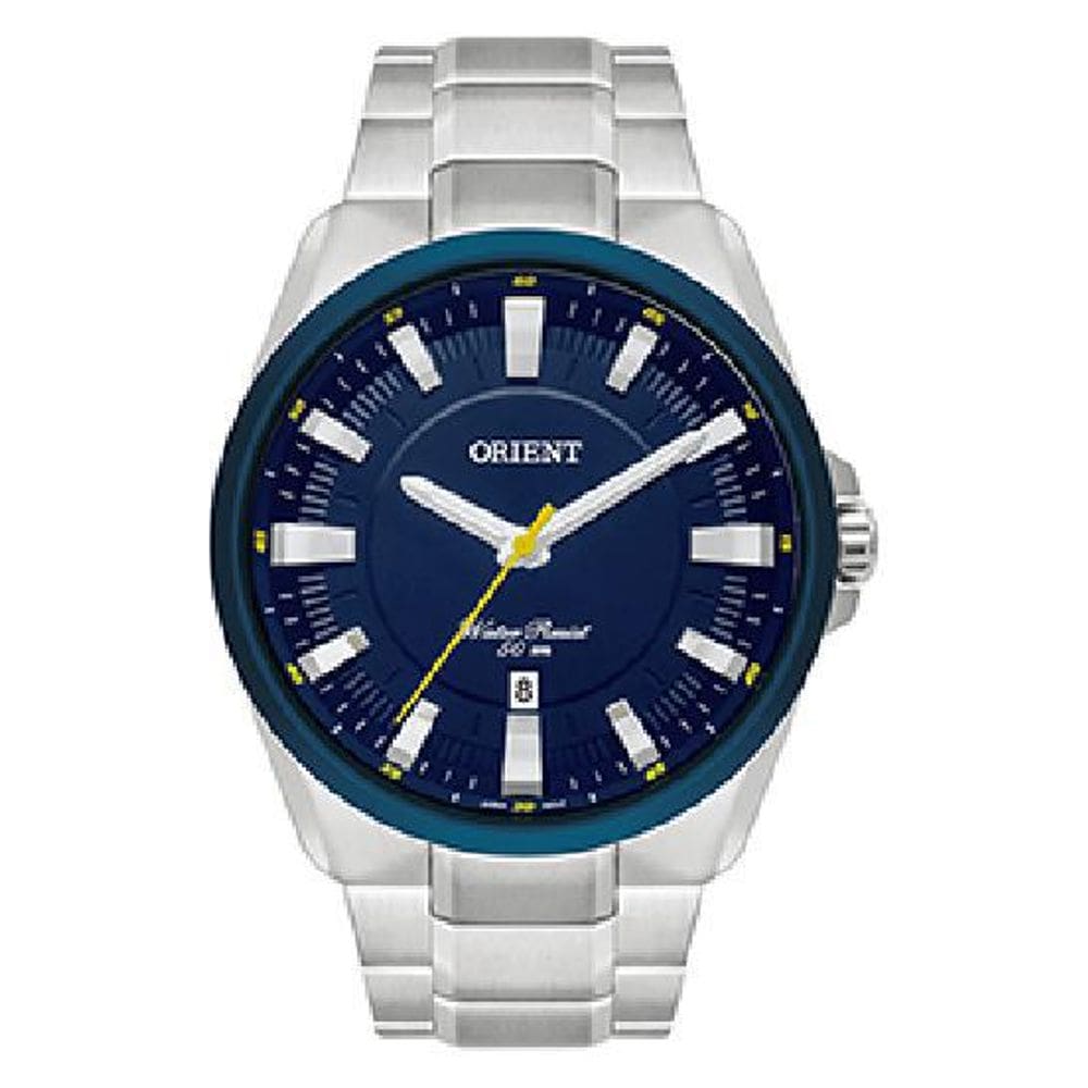 Relógio Masculino Orient Puls Aço 50M Ref. Mbss1356-D1Sx