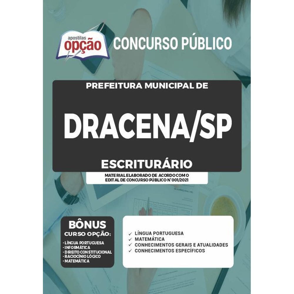 Apostila Prefeitura Dracena Sp - Escriturário
