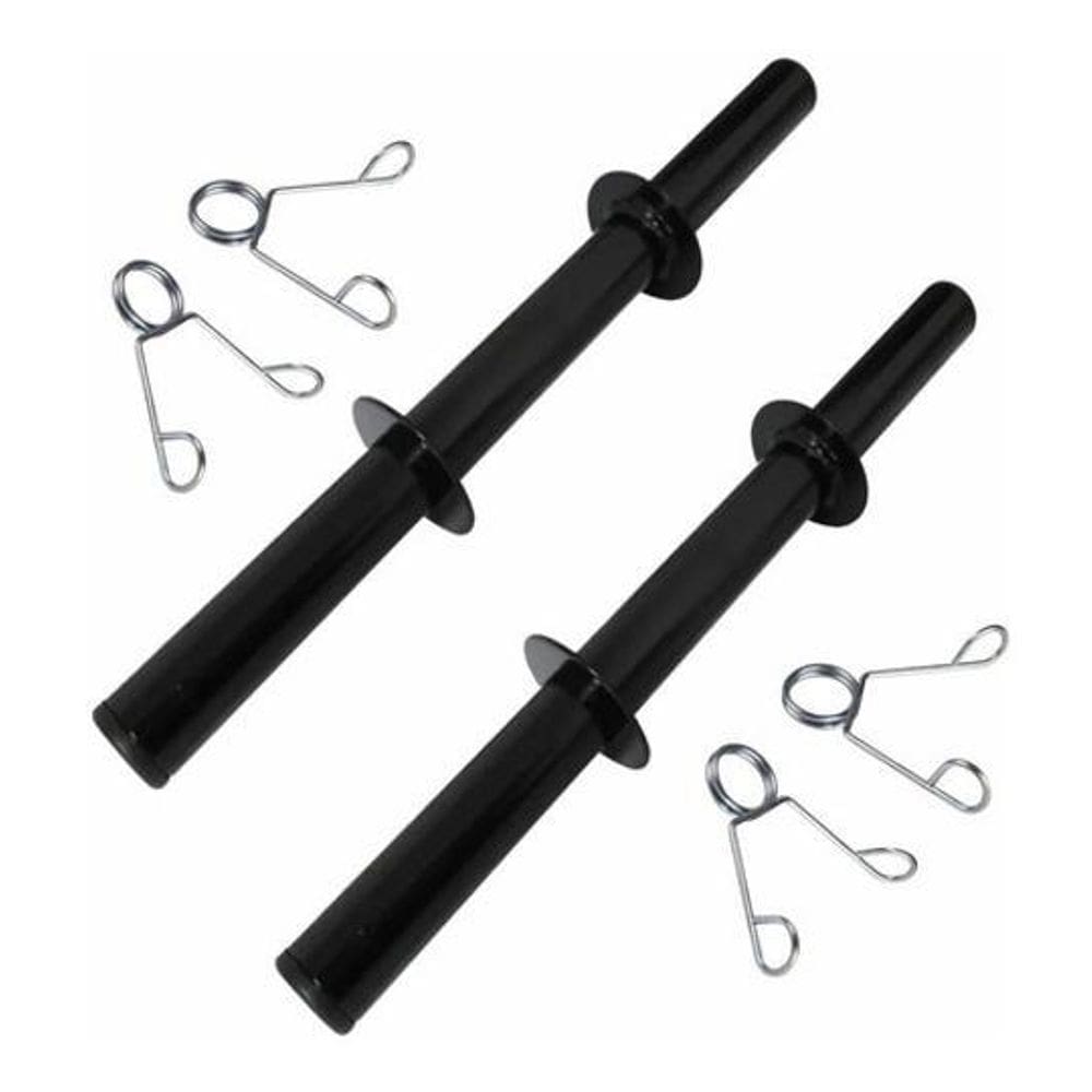 Par De Barras 40Cm Halteres Presilhas Musculação Peso