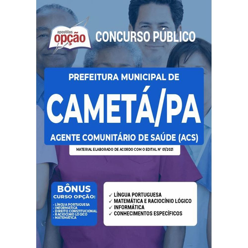 Apostila Cametá Pa - Agente Comunitário De Saúde  Acs 