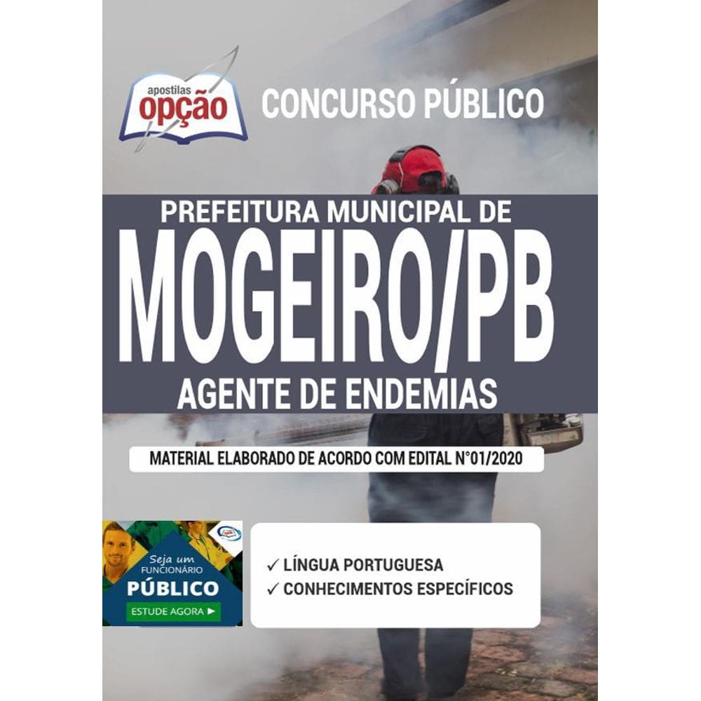 Apostila Prefeitura Mogeiro Pb - Agente De Endemias