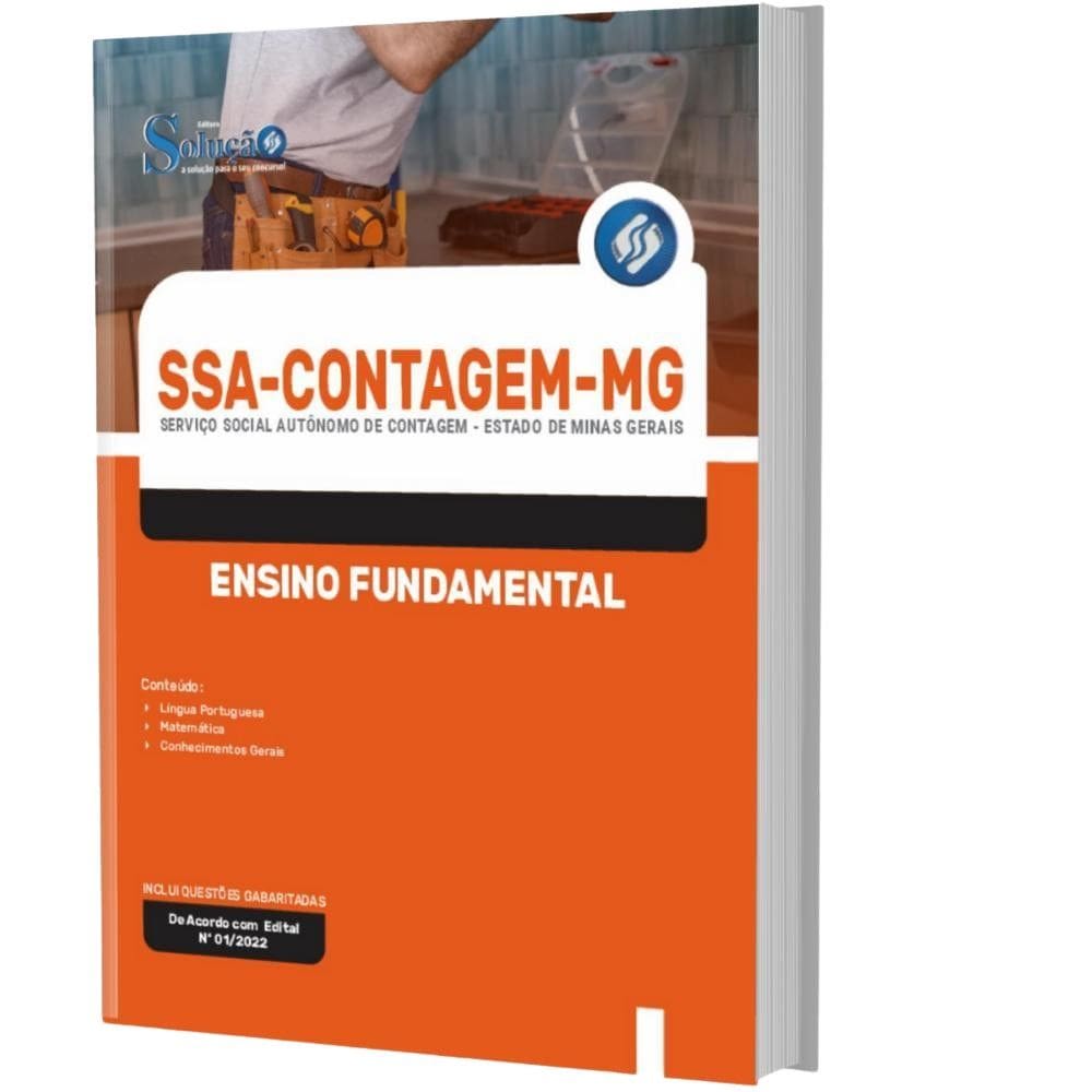 Apostila Concurso Ssa Contagem Mg - Ensino Fundamental
