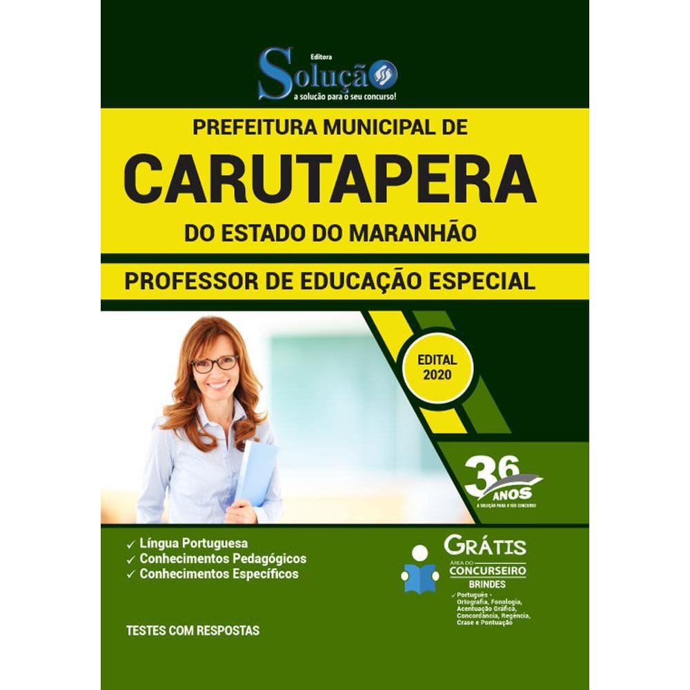 Apostila Concurso Carutapera Ma Professor Educação Especial