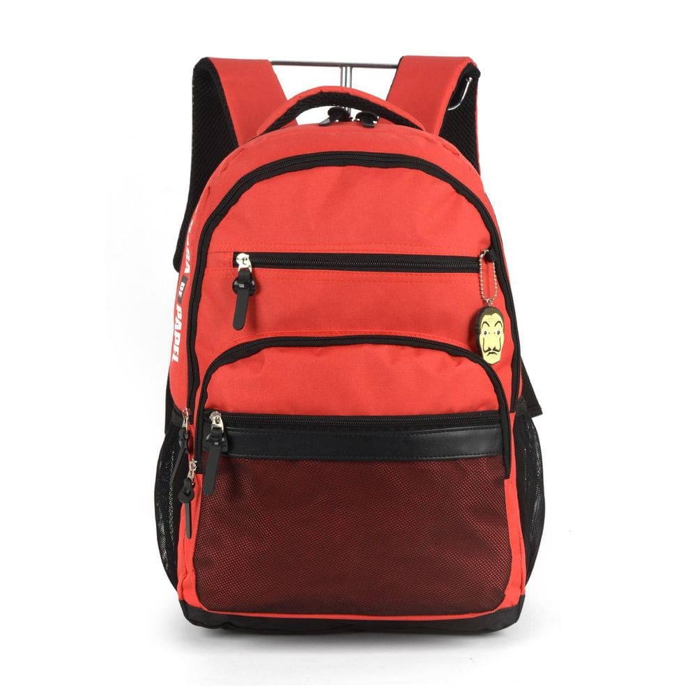 Mochila La Casa De Papel Luxcel Vermelho 48905