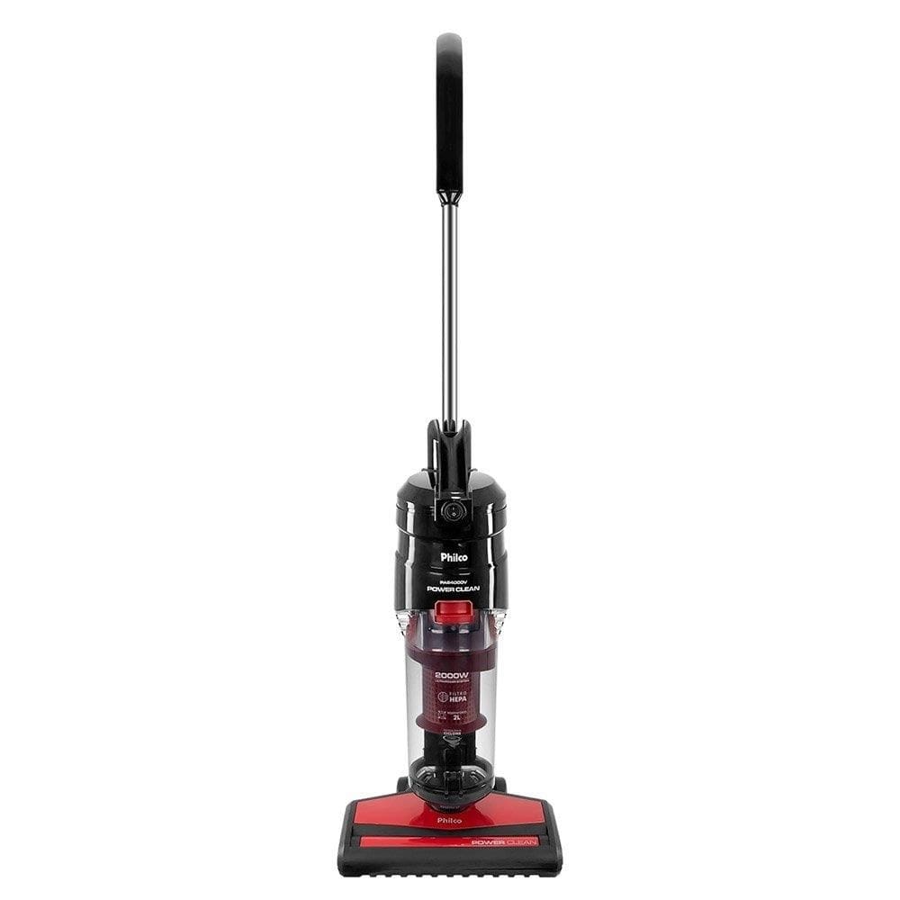 Aspirador de Po Vertical Philco PAS4000V 2 Litros, 2000W Power Clean Vermelho/Preto