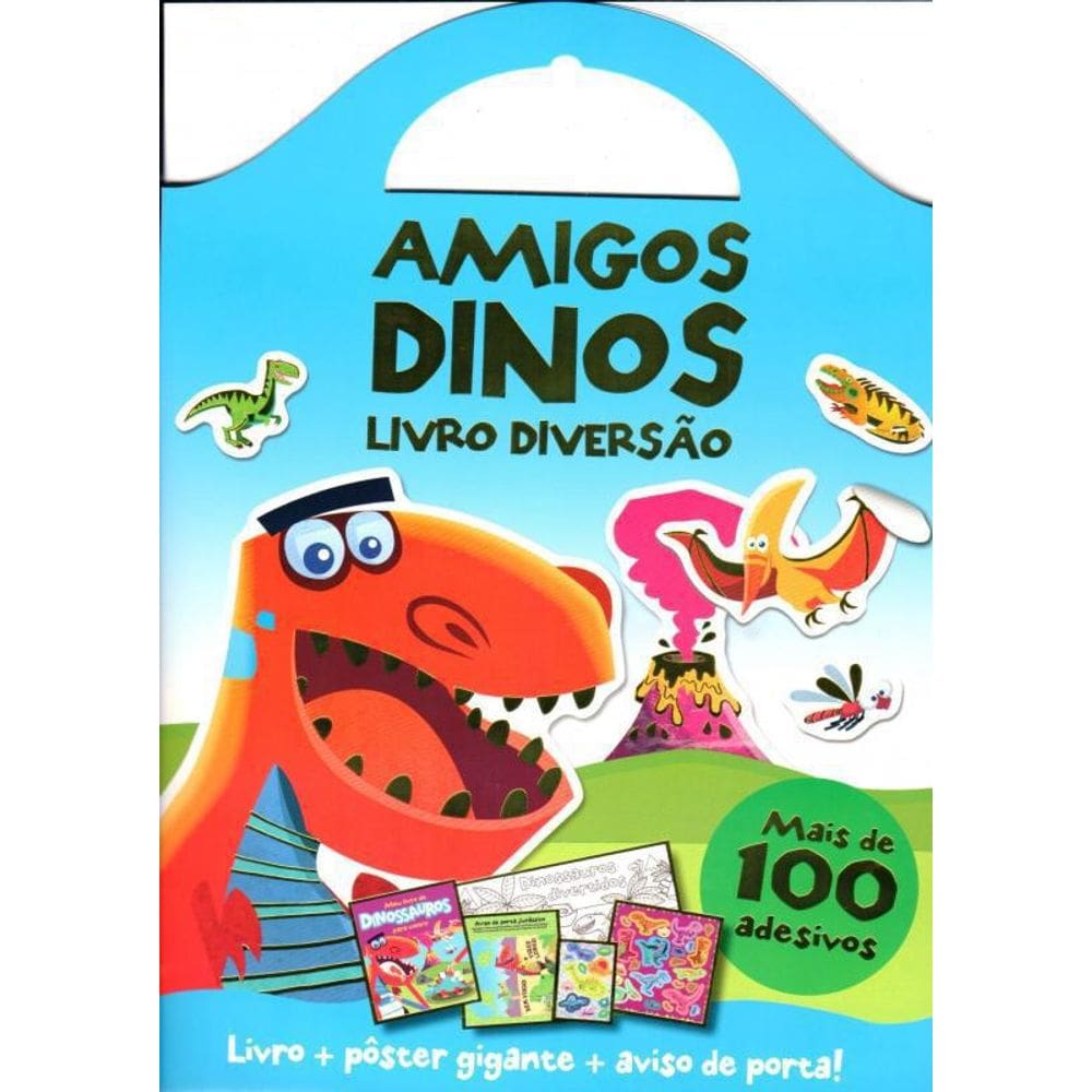Livro Livro Diversao- Amigos Dinos