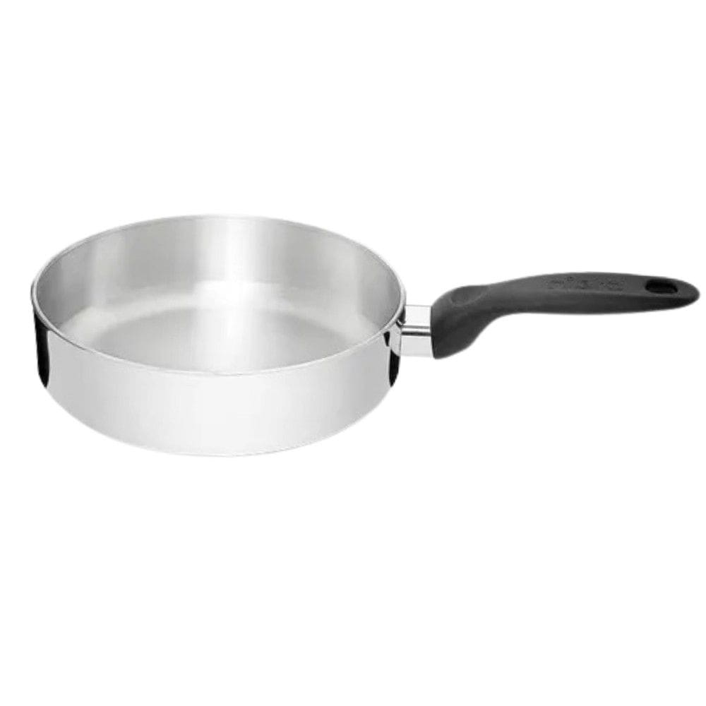 Frigideira De Alumínio Polido Sem Tampa 20cm Eterna - Nigro Cor Prateado - PANAMI
