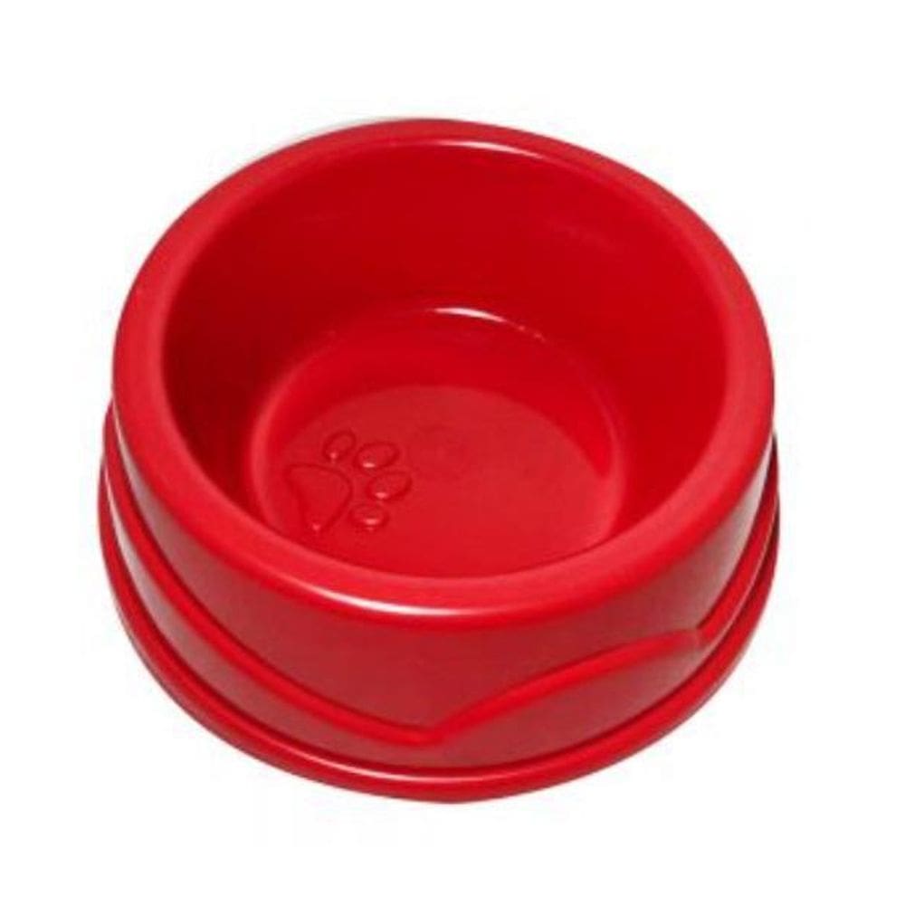 Comedouro Gato Plástico Four Plast Cor Vermelho 150 Ml