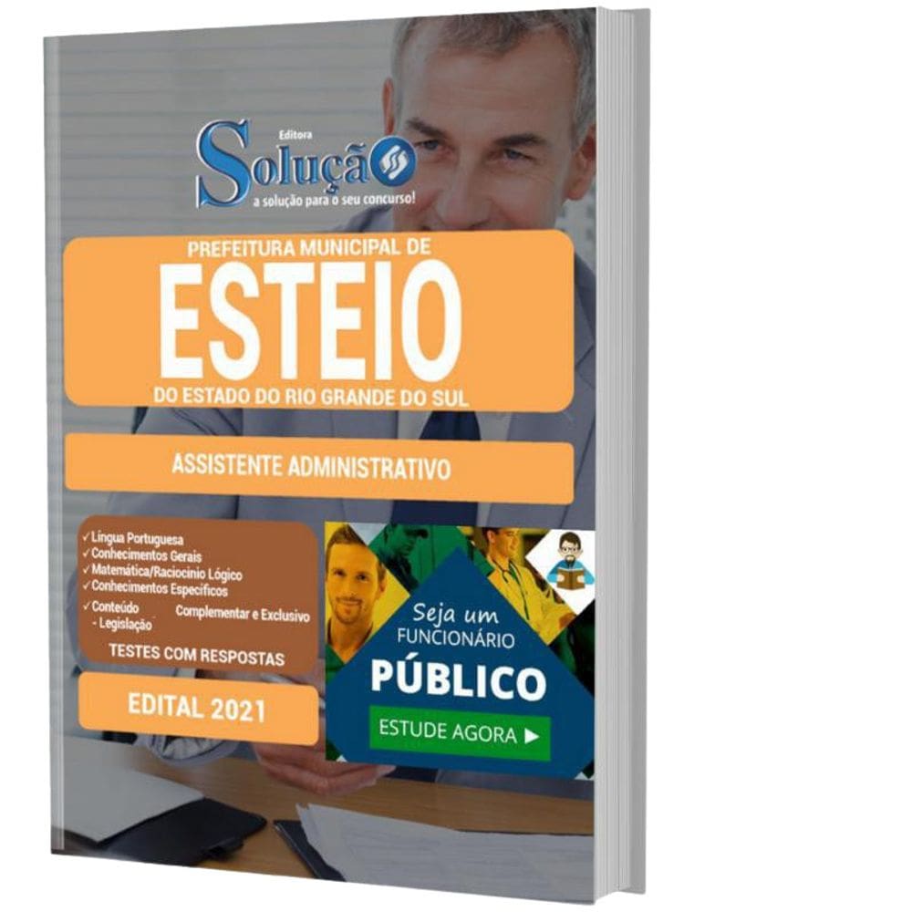 Apostila Concurso Esteio Rs - Assistente Administrativo